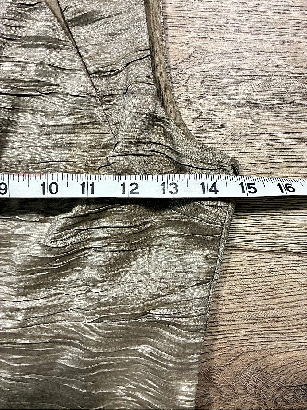 Eliza J Textured Midi Dress in Taupe Size 4 - Picture 6 of 8